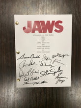 Load image into Gallery viewer, Jaws Movie Script Signed Autographed Reprint Full Screenplay Full Script