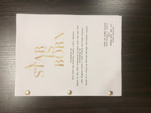 Load image into Gallery viewer, A Star Is Born Movie Script Reprint Full Screenplay Full Script