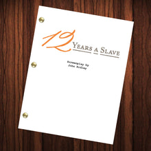 Load image into Gallery viewer, 12 Years a Slave Movie Script Reprint Full Screenplay Full Script