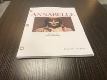 Load image into Gallery viewer, Annabelle Annabelle Movie Script Reprint Full Screenplay Full Script