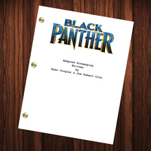 Load image into Gallery viewer, Black Panther Movie Script Reprint Full Screenplay Full Script