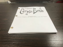 Load image into Gallery viewer, Corpse Bride Movie Script Reprint Full Screenplay Full Script