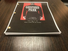 Load image into Gallery viewer, Gosford Park Movie Script Reprint Full Screenplay Full Script