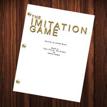 Load image into Gallery viewer, The Imitation Game Movie Script Reprint Full Screenplay Full Script