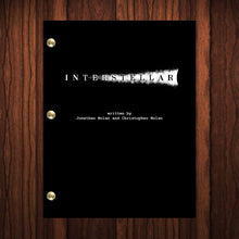 Load image into Gallery viewer, Interstellar Movie Script Reprint Full Screenplay Full Script Christopher Nolan