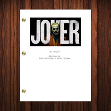 Load image into Gallery viewer, Joker Movie Script Reprint Full Screenplay Full Script Joaquin Phoenix