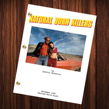 Load image into Gallery viewer, Natural Born Killers Movie Script Reprint Full Screenplay Full Script Quentin Tarantino