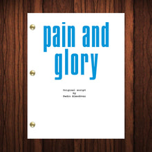 Load image into Gallery viewer, Pain and Glory Movie Script Reprint Full Screenplay Full Script