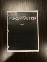 Load image into Gallery viewer, Prince of Darkness Movie Script Reprint Full Screenplay Full Script John Carpenter