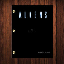 Load image into Gallery viewer, Aliens Movie Script Reprint Full Screenplay Full Script James Cameron