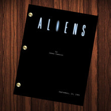 Load image into Gallery viewer, Aliens Movie Script Reprint Full Screenplay Full Script James Cameron