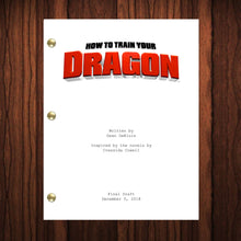 Load image into Gallery viewer, How to Train Your Dragon Movie Script Reprint Full Screenplay Full Script