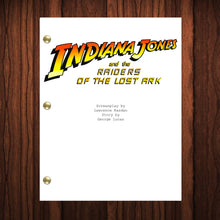 Load image into Gallery viewer, Indiana Jones Movie Script Reprint Full Screenplay Full Script Indiana Jones Raiders of the Lost Ark