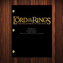 Load image into Gallery viewer, The Lord of the Rings Movie Script Reprint Full Screenplay Full Script The Lord of the Rings The Fellowship of the Ring