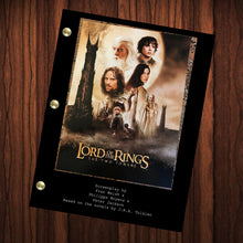 Load image into Gallery viewer, The Lord of the Rings Movie Script Reprint Full Screenplay Full Script The Lord of the Rings The Two Towers