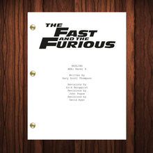 Load image into Gallery viewer, Fast & Furious Movie Script Reprint Full Screenplay Full Script The Fast And The Furious