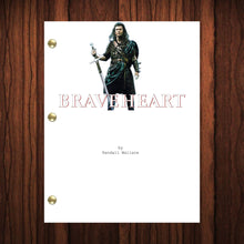 Load image into Gallery viewer, Braveheart Movie Script Reprint Full Screenplay Full Script
