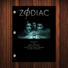 Load image into Gallery viewer, Zodiac Movie Script Reprint Full Screenplay Full Script