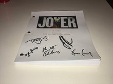 Load image into Gallery viewer, Joker Movie Signed Autographed Script Full Screenplay Full Script Reprint