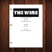 Load image into Gallery viewer, The Wire TV Show Script Pilot Episode Full Script
