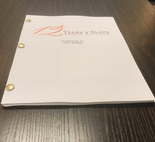 Load image into Gallery viewer, 12 Years a Slave Movie Script Reprint Full Screenplay Full Script