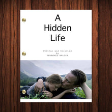 Load image into Gallery viewer, A Hidden Life Movie Script Reprint Full Screenplay Full Script