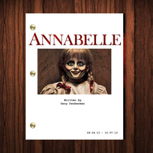 Load image into Gallery viewer, Annabelle Annabelle Movie Script Reprint Full Screenplay Full Script