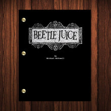Load image into Gallery viewer, Beetle Juice Movie Script Reprint Full Screenplay Full Script