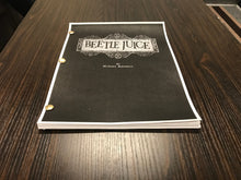 Load image into Gallery viewer, Beetle Juice Movie Script Reprint Full Screenplay Full Script