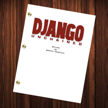 Load image into Gallery viewer, Django Unchained Movie Script Reprint Full Screenplay Full Script