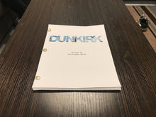 Load image into Gallery viewer, Dunkirk Movie Script Reprint Full Screenplay Full Script Christopher Nolan