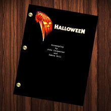Load image into Gallery viewer, Halloween Movie Script Reprint Full Screenplay Full Script John Carpenter