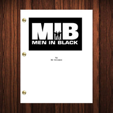 Load image into Gallery viewer, Men In Black Movie Script Reprint Full Screenplay Full Script Will Smith