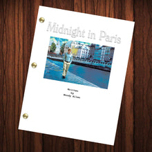Load image into Gallery viewer, Midnight In Paris Movie Script Reprint Full Screenplay Full Script Woody Allen
