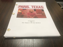 Load image into Gallery viewer, Paris Texas Movie Script Reprint Full Screenplay Full Script