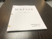 Load image into Gallery viewer, The Matrix Movie Script Reprint Full Screenplay Full Script