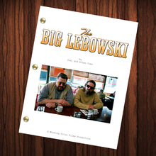 Load image into Gallery viewer, The Big Lebowski Movie Script Reprint Full Screenplay Full Script Jeff Bridges The Dude