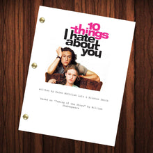 Load image into Gallery viewer, 10 Things I Hate About You Movie Script Reprint Full Screenplay Full Script