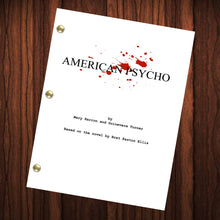 Load image into Gallery viewer, American Psycho Movie Script Reprint Full Screenplay Full Script