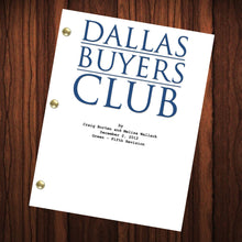 Load image into Gallery viewer, Dallas Buyers Club Movie Script Reprint Full Screenplay Full Script