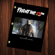 Load image into Gallery viewer, Friday The 13th Movie Script Reprint Full Screenplay Full Script