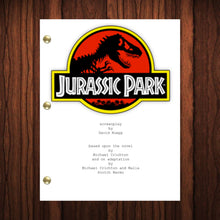 Load image into Gallery viewer, Jurassic Park Movie Script Reprint Full Screenplay Full Script Jeff Goldblum