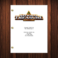Load image into Gallery viewer, National Treasure Movie Script Reprint Full Screenplay Full Script