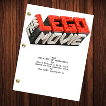 Load image into Gallery viewer, The Lego Movie Script Reprint Full Screenplay Full Script Lego