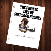 Load image into Gallery viewer, Sherlock Holmes Original Movie Script Reprint Full Screenplay Full Script The Private Life Of Sherlock Holmes
