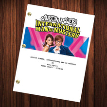 Load image into Gallery viewer, Austin Powers Movie Script Reprint Full Screenplay Full Script International Man Of Mystery