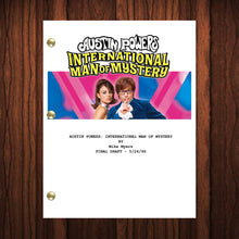 Load image into Gallery viewer, Austin Powers Movie Script Reprint Full Screenplay Full Script International Man Of Mystery