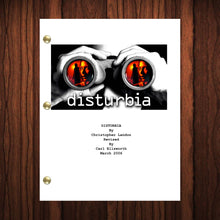 Load image into Gallery viewer, Disturbia Movie Script Reprint Full Screenplay Full Script