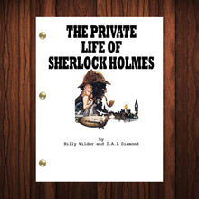 Load image into Gallery viewer, Sherlock Holmes Original Movie Script Reprint Full Screenplay Full Script The Private Life Of Sherlock Holmes