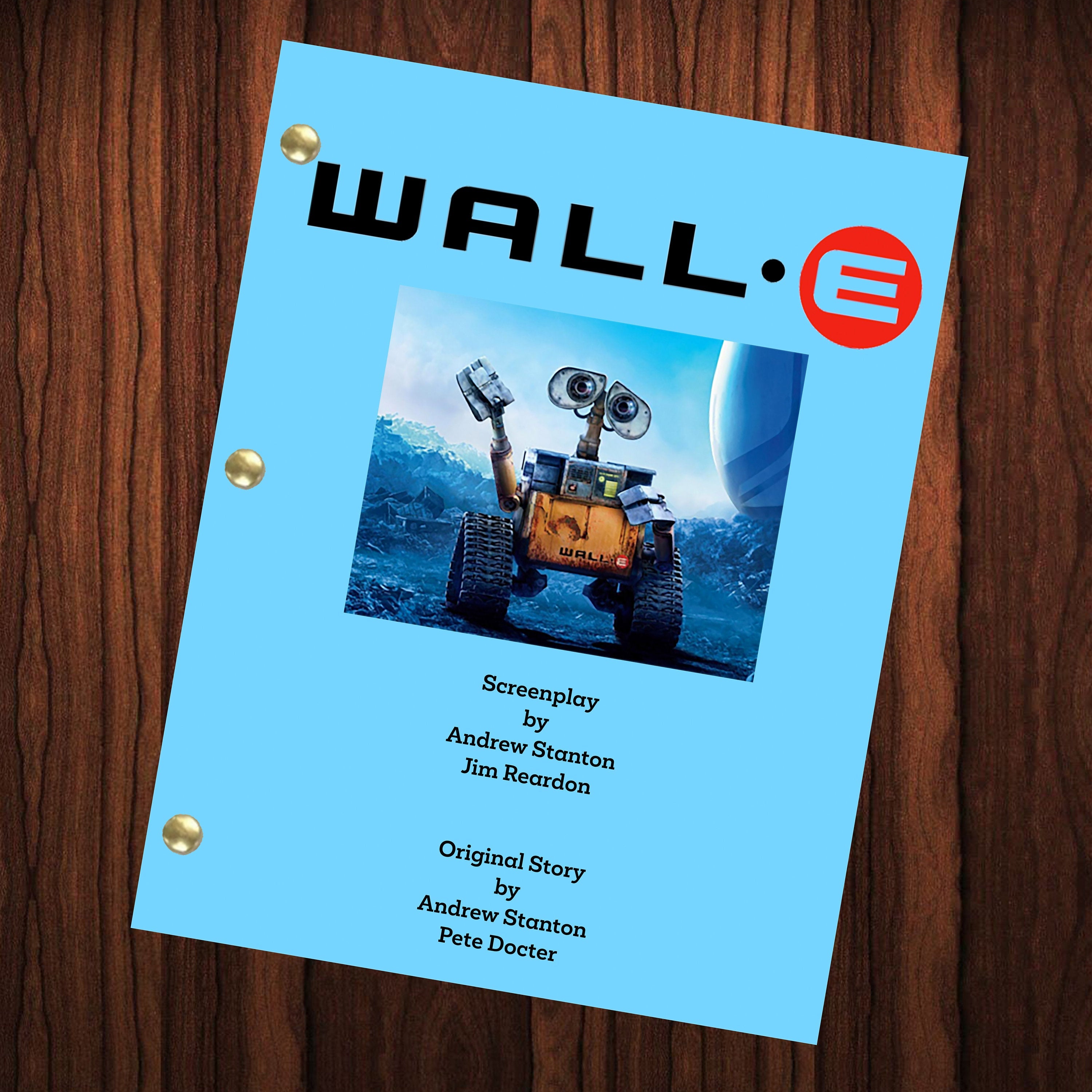 WallE Movie Script Reprint Full Screenplay Full Script Wall E Wall